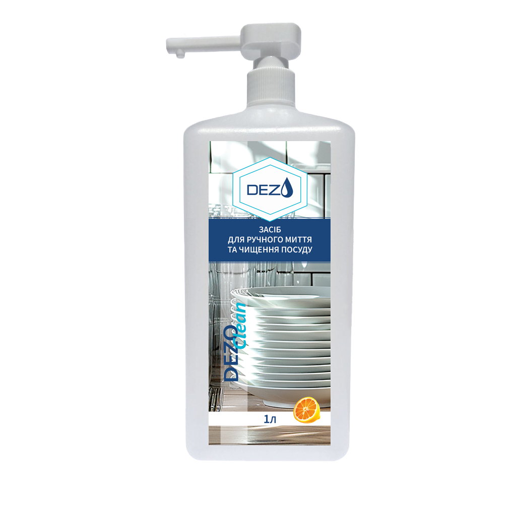 DEZO Clean засіб для ручного миття та чищення посуду